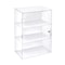 Azar Displays Acrylic Lockbox Countertop Display Case w/ 2 Shelves 12.375" wide 255412 - alternate 1